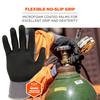 Proflex By Ergodyne Nitrile-Coated Gloves Microfoam Palm, Gray, Size L 7000